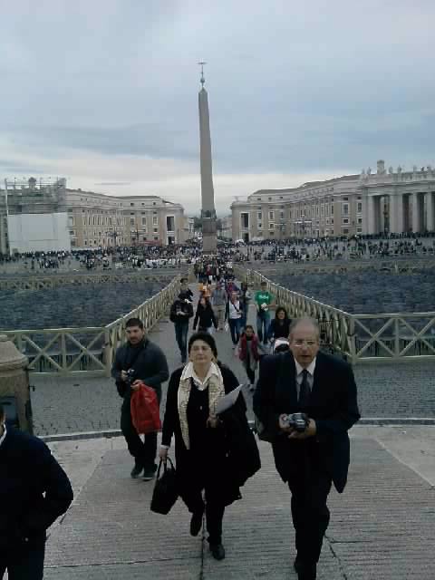 Pellegrinaggio Summorum Pontificum. Processione alla Basilica